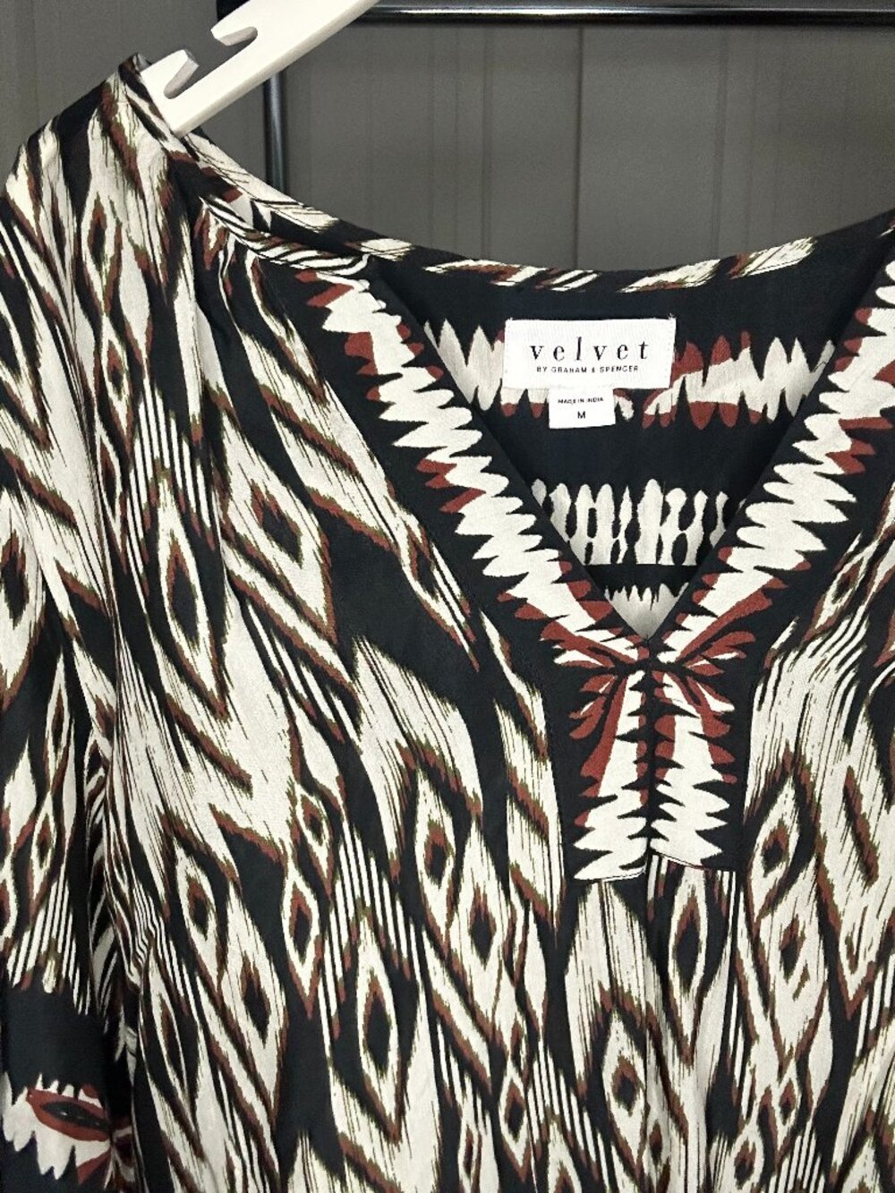 VELVET by Graham & Spencer boho blouse | size medium